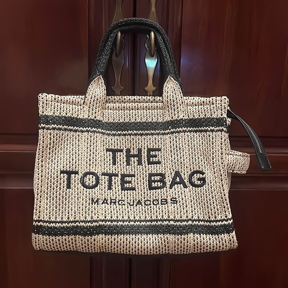 Marc Jacobs Bags Marc Jacobsthe Straw Jacquard Medium Tote Poshmark